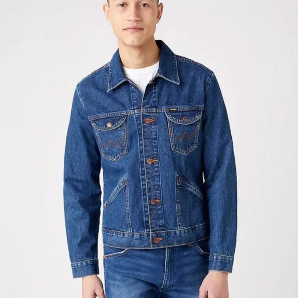Wrangler Extra Small Men's Icons 124MJ Western Jacket in 6 Months